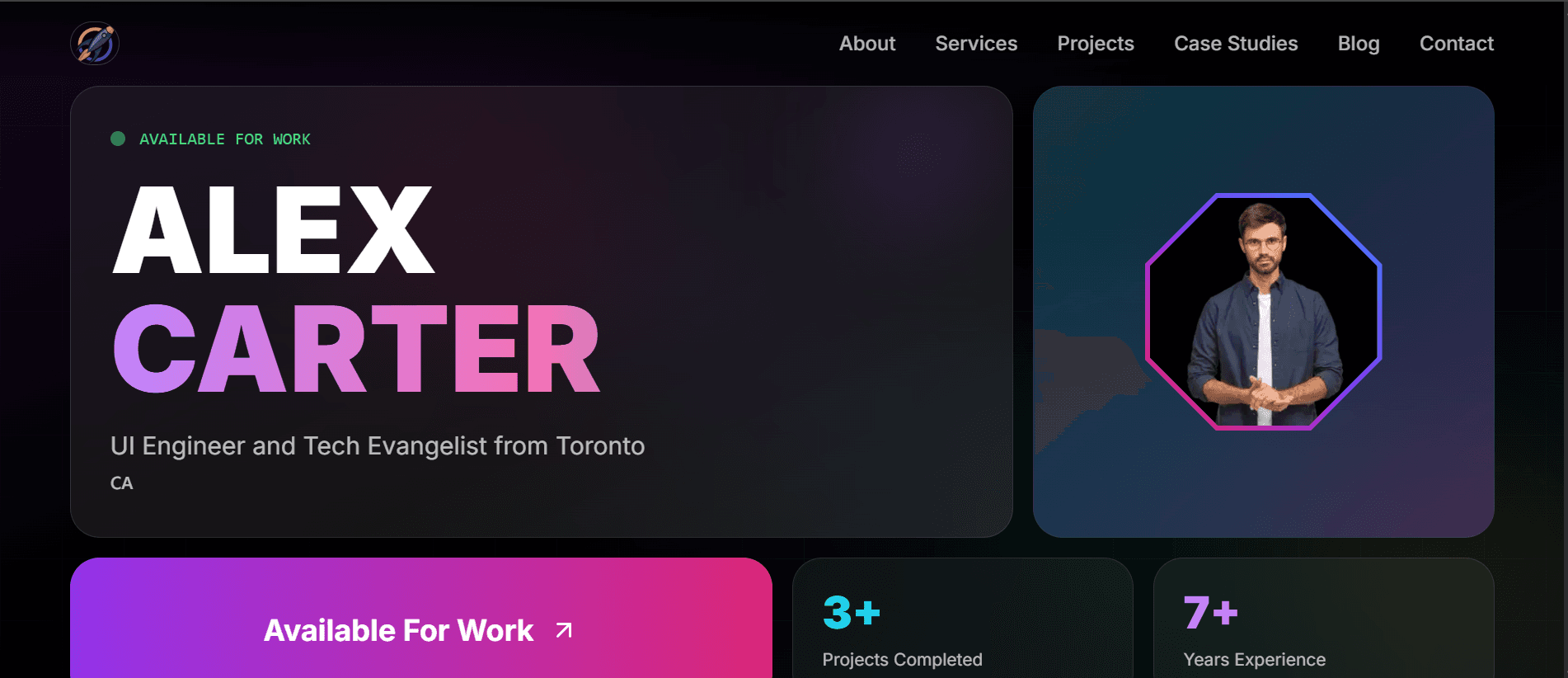 Headless WordPress & Nextjs Personal site 02
